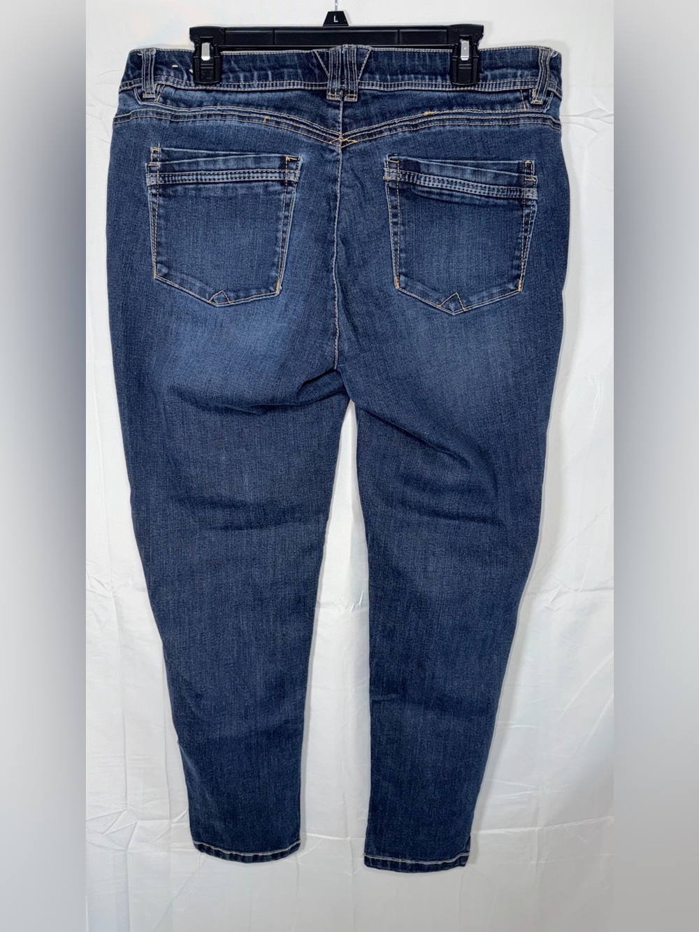 Democracy Ab Technology High-Rise Dark Blue Skinny Jeans - Picture 4 of 13